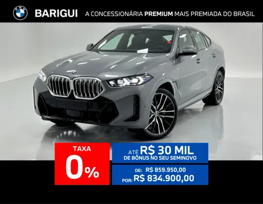 BMW X6 3.0 TWINPOWER GASOLINA XDRIVE40I M SPORT AUTOMÁTICO