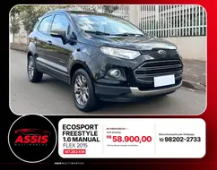 FORD ECOSPORT 1.6 FREESTYLE 16V FLEX 4P MANUAL FORD ECOSPORT 1.6 FREESTYLE 16V FLEX 4P MANUAL