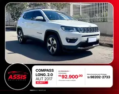 JEEP COMPASS 2.0 16V FLEX LONGITUDE AUTOMÁTICO JEEP COMPASS 2.0 16V FLEX LONGITUDE AUTOMÁTICO