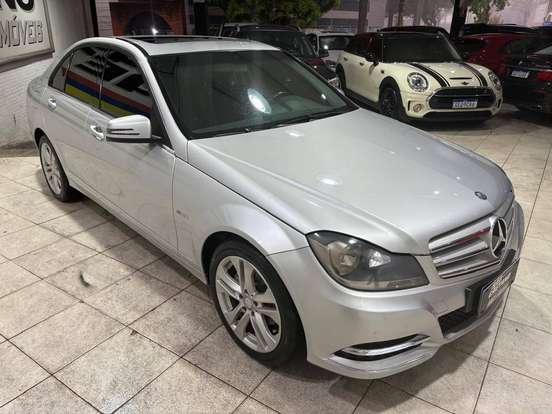 MERCEDES-BENZ-C 200-1.8 CGI AVANTGARDE 16V GASOLINA 4P AUTOMÁTICO MERCEDES-BENZ-C 200-2011