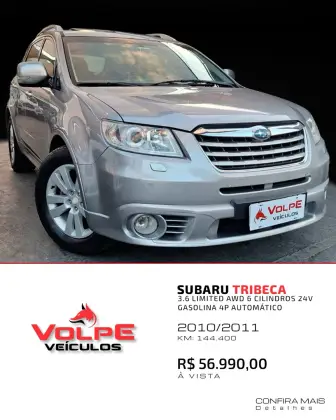SUBARU TRIBECA 3.6 LIMITED AWD 6 CILINDROS 24V GASOLINA 4P AUTOMÁTICO