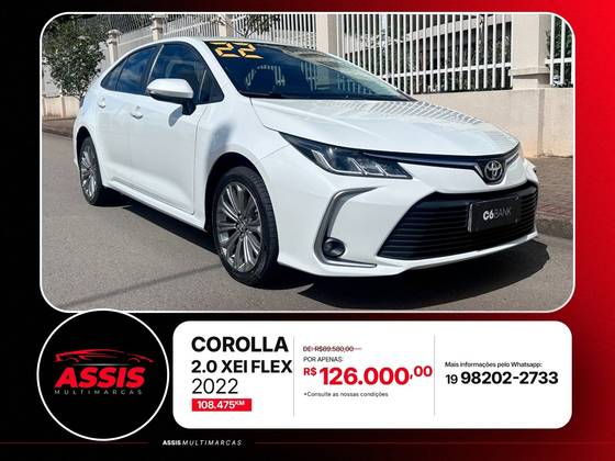 TOYOTA COROLLA 2.0 VVT-IE FLEX XEI DIRECT SHIFT