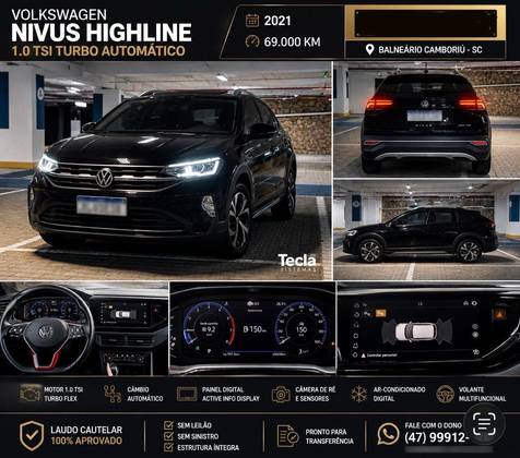 VOLKSWAGEN NIVUS 1.0 200 TSI TOTAL FLEX HIGHLINE AUTOMÁTICO