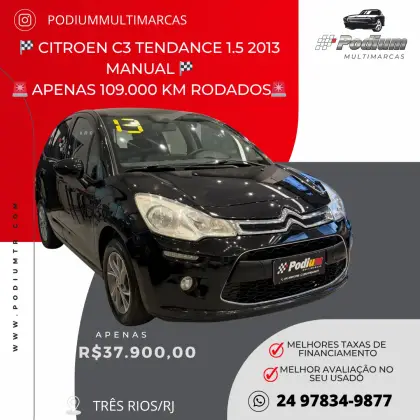 CITROËN C3 1.5 TENDANCE 8V FLEX 4P MANUAL