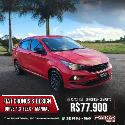 FIAT CRONOS 1.3 FIREFLY FLEX DRIVE MANUAL FIAT CRONOS 1.3 FIREFLY FLEX DRIVE MANUAL