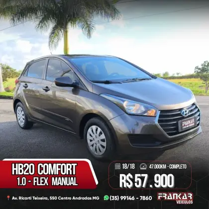 HYUNDAI HB20 1.0 COMFORT PLUS 12V FLEX 4P MANUAL