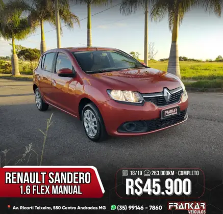 RENAULT SANDERO 1.6 16V SCE FLEX EXPRESSION MANUAL