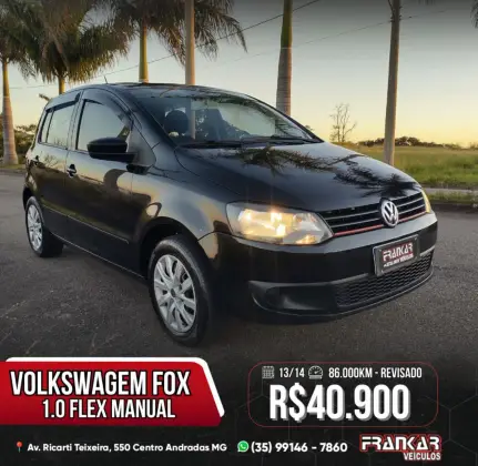VOLKSWAGEN FOX 1.0 MI 8V FLEX 4P MANUAL VOLKSWAGEN FOX 1.0 MI 8V FLEX 4P MANUAL