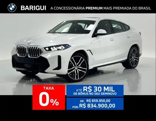 BMW X6 3.0 TWINPOWER GASOLINA XDRIVE40I M SPORT AUTOMÁTICO