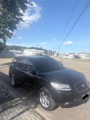 HYUNDAI-SANTA FÉ-2.7 MPFI GLS 7 LUGARES V6 24V GASOLINA 4P AUTOMÁTICO HYUNDAI-SANTA FÉ-2008