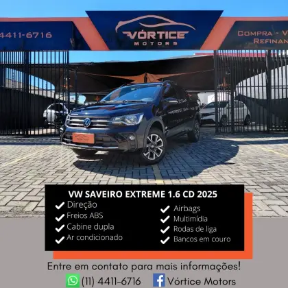VOLKSWAGEN SAVEIRO 1.6 MSI EXTREME CD 16V FLEX 2P MANUAL
