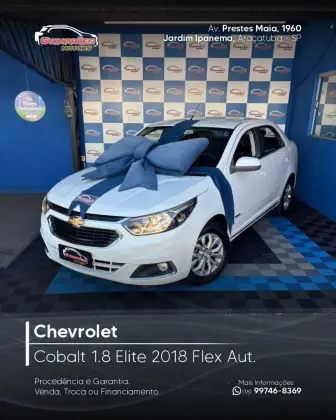 CHEVROLET COBALT 1.8 MPFI ELITE 8V FLEX 4P AUTOMÁTICO CHEVROLET COBALT 1.8 MPFI ELITE 8V FLEX 4P AUTOMÁTICO