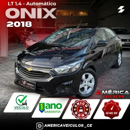CHEVROLET ONIX 1.4 MPFI LT 8V FLEX 4P AUTOMÁTICO CHEVROLET ONIX 1.4 MPFI LT 8V FLEX 4P AUTOMÁTICO