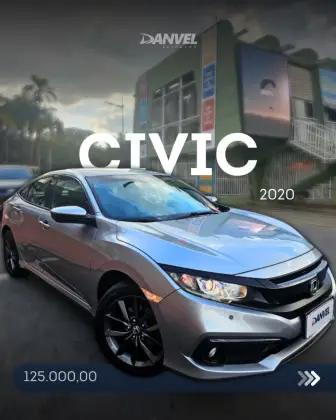 HONDA CIVIC 2.0 16V FLEXONE EXL 4P CVT HONDA CIVIC 2.0 16V FLEXONE EXL 4P CVT