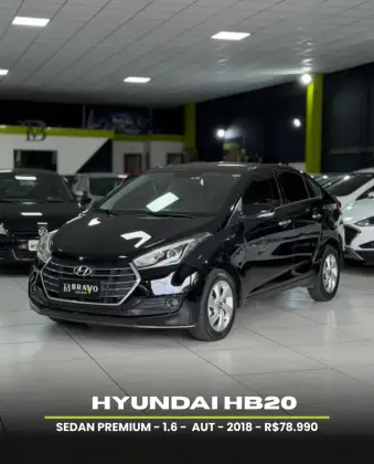 HYUNDAI HB20S 1.6 PREMIUM 16V FLEX 4P AUTOMÁTICO HYUNDAI HB20S 1.6 PREMIUM 16V FLEX 4P AUTOMÁTICO
