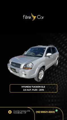 HYUNDAI TUCSON 2.0 MPFI GLS 16V 143CV 2WD FLEX 4P AUTOMÁTICO