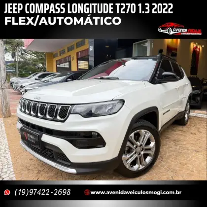 JEEP COMPASS 1.3 T270 TURBO FLEX LONGITUDE AT6