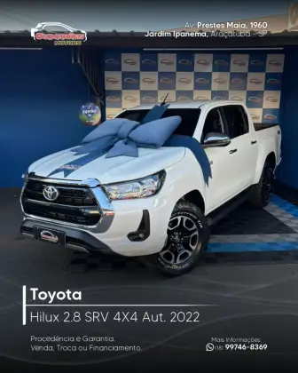TOYOTA HILUX 2.8 D-4D TURBO DIESEL CD SRV 4X4 AUTOMÁTICO