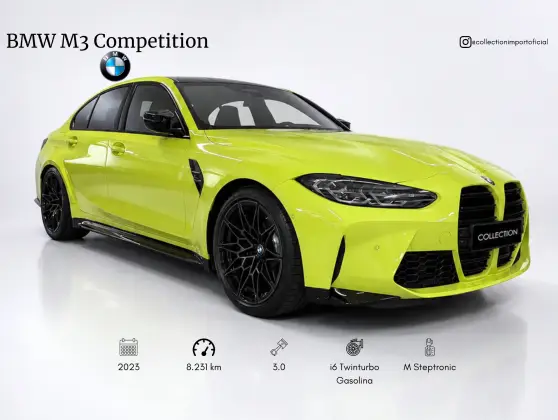 BMW M3 3.0 I6 TWINTURBO GASOLINA COMPETITION M STEPTRONIC