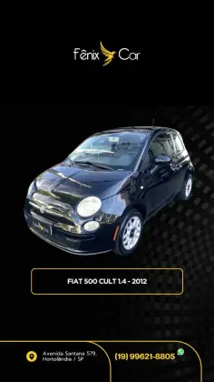 FIAT 500 1.4 CULT 8V FLEX 2P MANUAL
