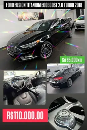 FORD FUSION 2.0 TITANIUM FWD 16V GASOLINA 4P AUTOMÁTICO