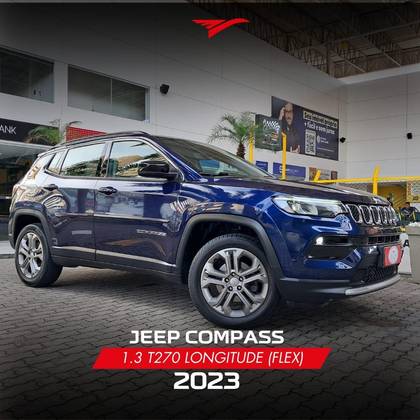 JEEP COMPASS 1.3 T270 TURBO FLEX LONGITUDE AT6
