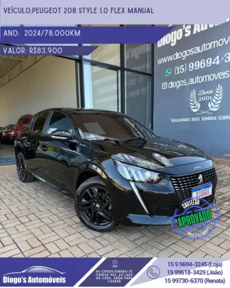 PEUGEOT 208 1.0 FIREFLY FLEX STYLE MANUAL