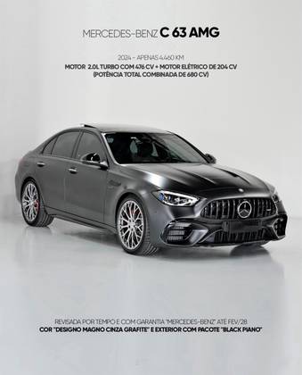 MERCEDES-BENZ C 63 AMG 2.0 TURBO PHEV S E PERFORMANCE 4MATIC+ SPEEDSHIFT