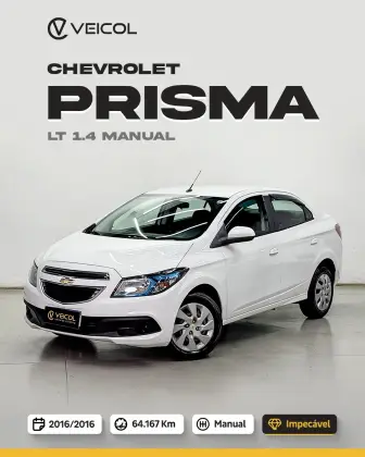 CHEVROLET PRISMA 1.4 MPFI LT 8V FLEX 4P MANUAL CHEVROLET PRISMA 1.4 MPFI LT 8V FLEX 4P MANUAL