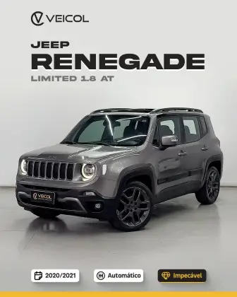 JEEP RENEGADE 1.8 16V FLEX LIMITED 4P AUTOMÁTICO JEEP RENEGADE 1.8 16V FLEX LIMITED 4P AUTOMÁTICO