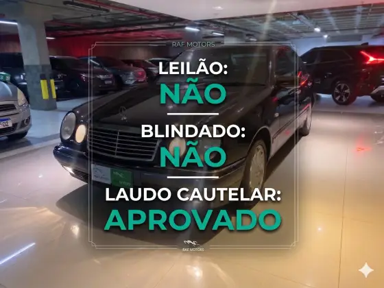 MERCEDES-BENZ E 320 3.2 ELEGANCE V6 GASOLINA 4P AUTOMÁTICO