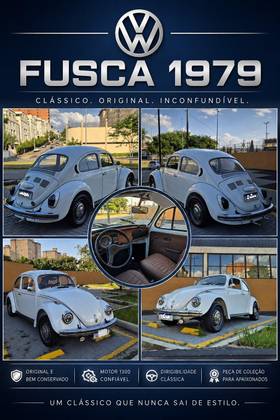 VOLKSWAGEN FUSCA 1.3 CONVERSÍVEL 8V GASOLINA 2P MANUAL