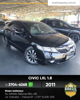 HONDA CIVIC 1.8 LXL 16V FLEX 4P MANUAL HONDA CIVIC 1.8 LXL 16V FLEX 4P MANUAL