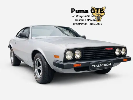 PUMA GTB 4.1 COUPÉ 6 CILINDROS 12V GASOLINA 2P MANUAL