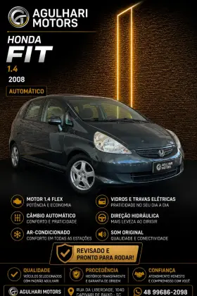 HONDA FIT 1.4 LXL 16V FLEX 4P AUTOMÁTICO