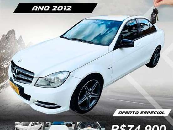 MERCEDES-BENZ-C 180-1.8 CGI CLASSIC 16V TURBO GASOLINA 4P AUTOMÁTICO MERCEDES-BENZ-C 180-2012