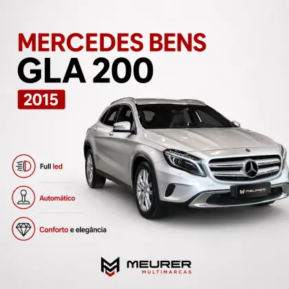 MERCEDES-BENZ GLA 200 1.6 CGI ADVANCE 16V TURBO FLEX 4P AUTOMÁTICO