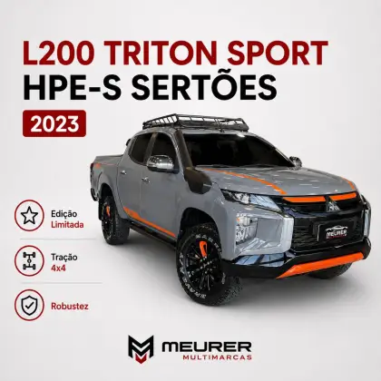 MITSUBISHI L200 TRITON 2.4 16V TURBO DIESEL SPORT HPE SERTÕES CD 4P 4X4 AUTOMÁTICO