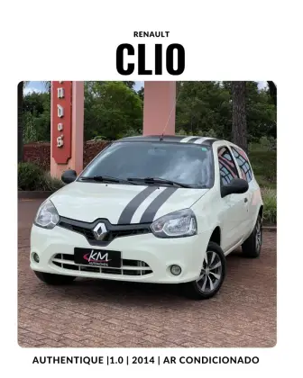 RENAULT CLIO 1.0 AUTHENTIQUE 16V FLEX 2P MANUAL