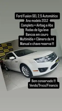 FORD FUSION 2.5 SEL 16V GASOLINA 4P AUTOMÁTICO
