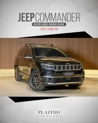 JEEP COMMANDER 2.0 HURRICANE 4 TURBO GASOLINA OVERLAND AT9