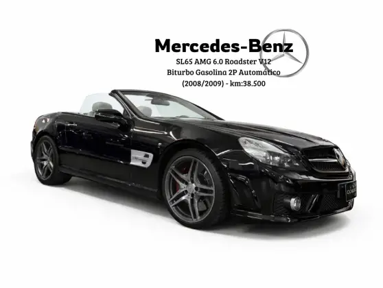 MERCEDES-BENZ SL 65 AMG 6.0 ROADSTER V12 BITURBO GASOLINA 2P AUTOMÁTICO