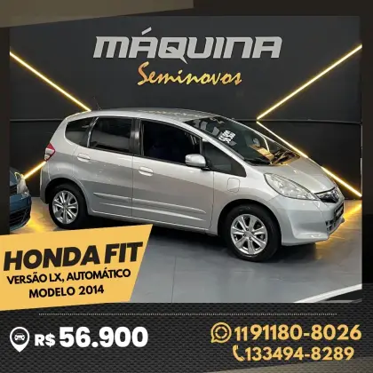 HONDA FIT 1.4 LX 16V FLEX 4P AUTOMÁTICO