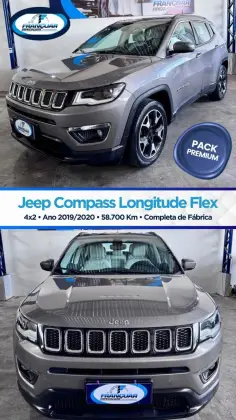 JEEP COMPASS 2.0 16V FLEX LONGITUDE AUTOMÁTICO JEEP COMPASS 2.0 16V FLEX LONGITUDE AUTOMÁTICO