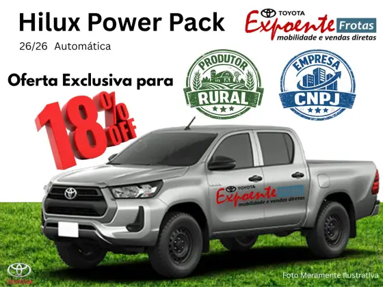 TOYOTA HILUX 2.8 D-4D TURBO DIESEL CD POWER PACK 4X4 AUTOMÁTICO