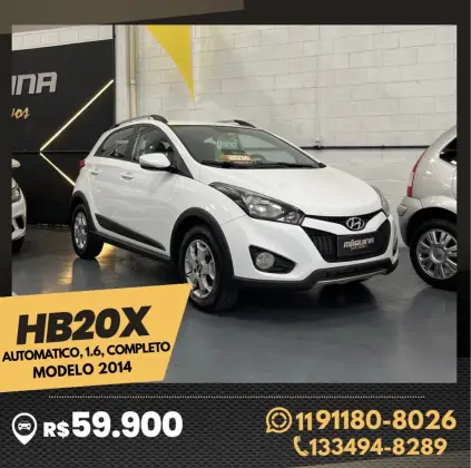 HYUNDAI HB20X 1.6 16V PREMIUM FLEX 4P AUTOMÁTICO