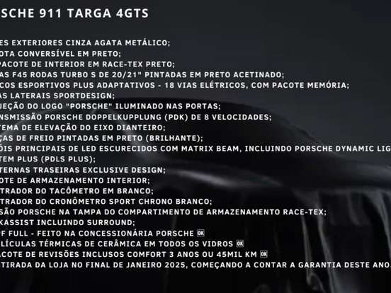 PORSCHE-911-3.0 24V H6 GASOLINA TARGA 4 GTS PDK PORSCHE-911-2024