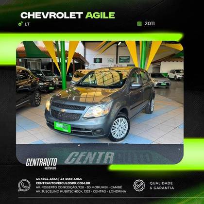 CHEVROLET AGILE 2011 1.4 MPFI LT 8V FLEX 4P MANUAL