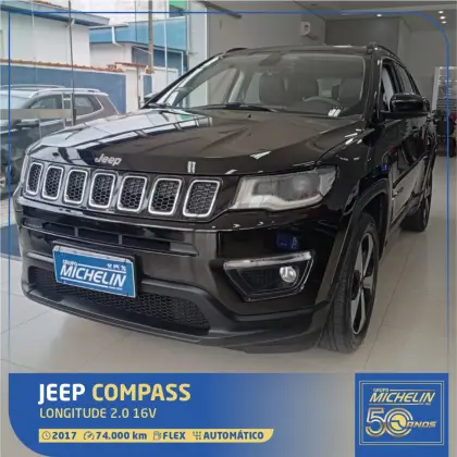 JEEP COMPASS 2.0 16V FLEX LONGITUDE AUTOMÁTICO JEEP COMPASS 2.0 16V FLEX LONGITUDE AUTOMÁTICO
