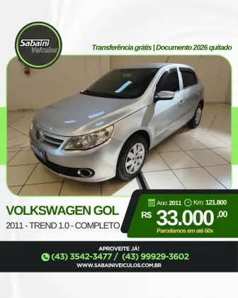 VOLKSWAGEN GOL 1.0 MI TREND 8V FLEX 4P MANUAL